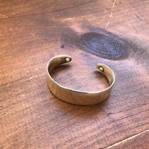 Silver cuff bracelet